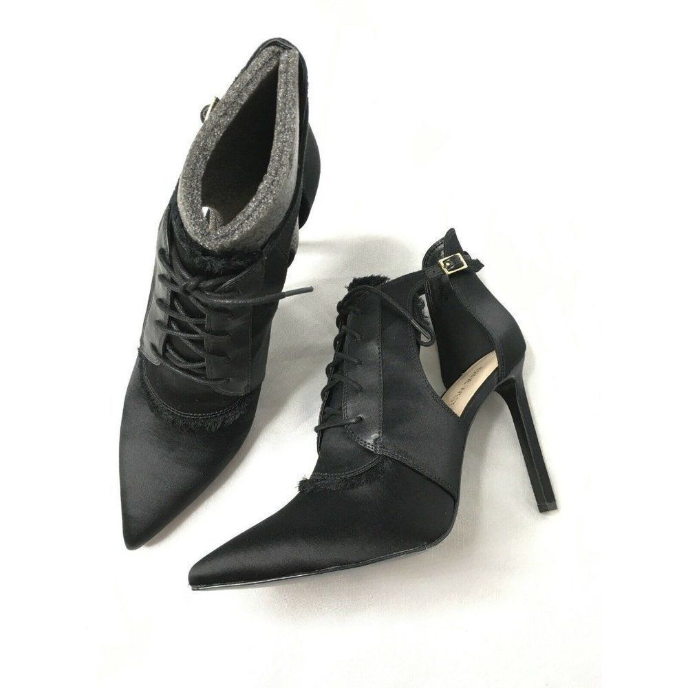 Nwob New Nine West Women's Takeashot Cut-Out Pump Black Halloween Us9.5 M - Picture 7 of 10